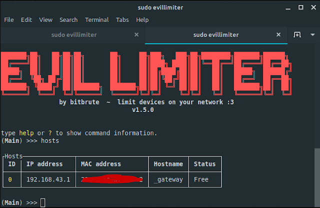 Kontrol Lalu Lintas Jaringan Dengan Evillimiter