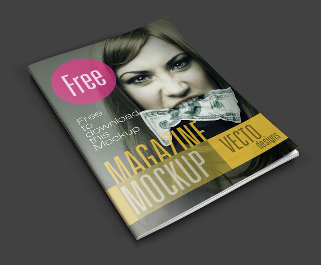 Free Magazine PSD Mockups