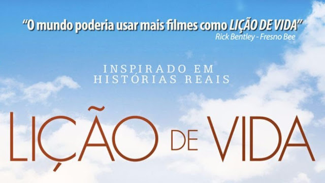 Banner escrito Lição de Vida