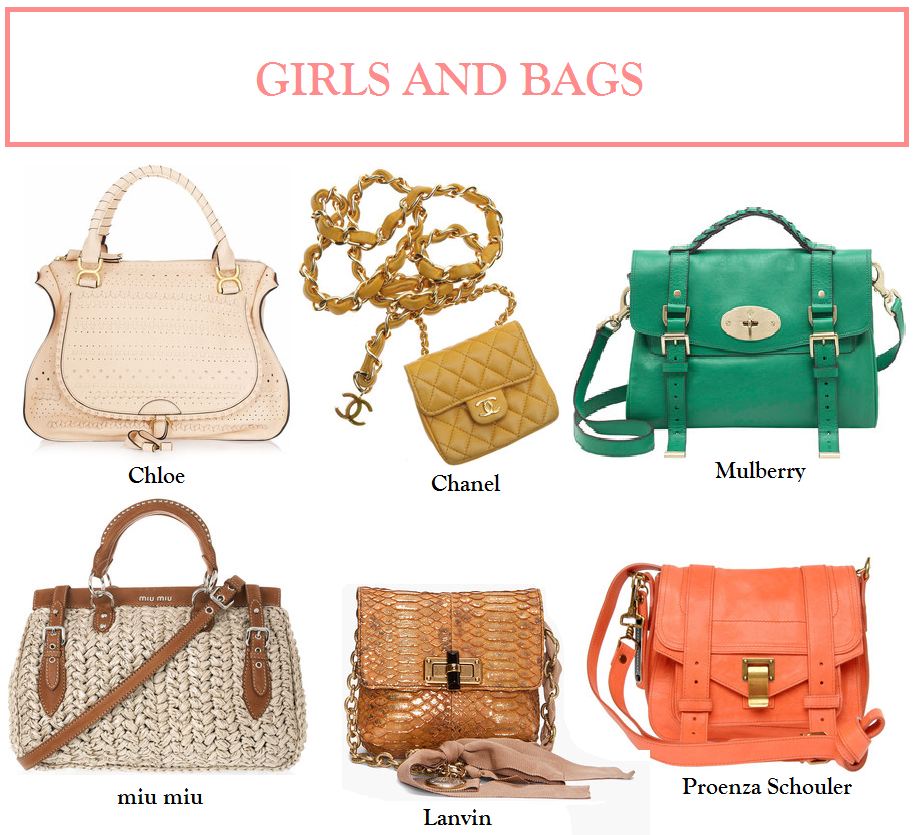 Girls and bags....