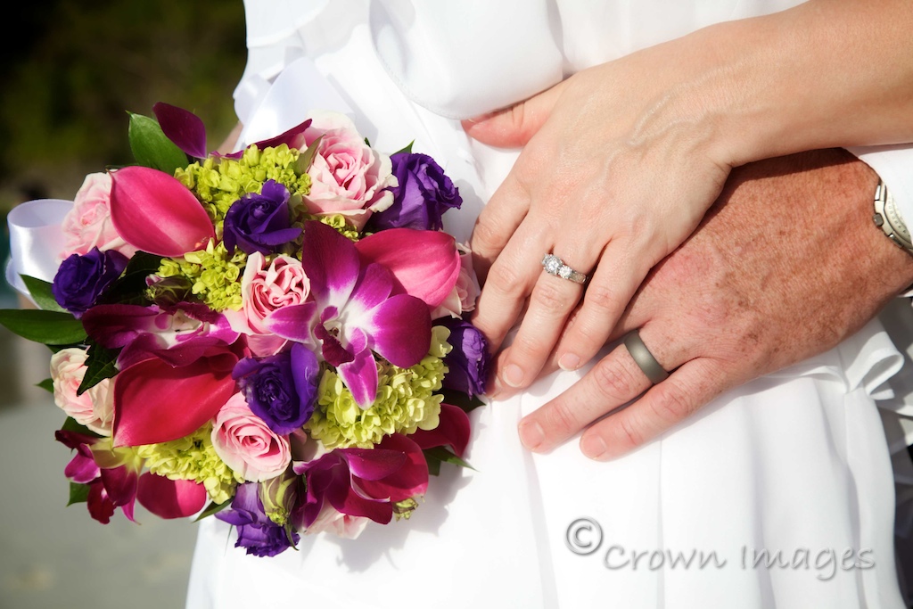 Wouldn't it be sweet to have your spouses fingerprint on your wedding ring