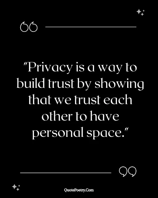Quotes About Privacy In A Relationship