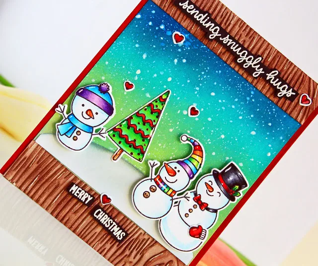 Sunny Studio Stamps: Feeling Frosty Layered Snowflake Frame Dies Winter Themed Cards by Chitra Nair