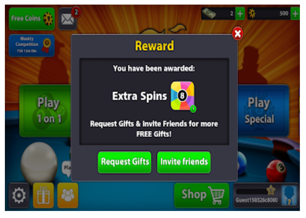 8 Ball Pool 25 October Daily Free Gifts Coins Scratches Spins Cues Etc Reward Link Techie 360 Info