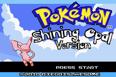 Pokemon Shining Opal GBA Cover