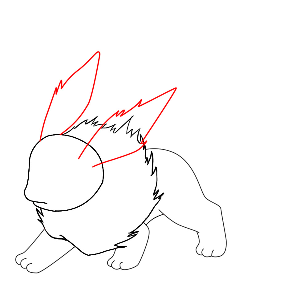 How To Draw Flareon - Draw Central