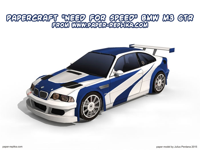 Ninjatoes' papercraft weblog: Papercraft "Need for Speed 