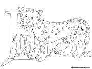 Jaguar Alphabet Coloring Pages Printable