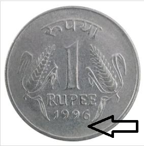 Meaning of symbols on indian Rupee coins, mint symbols on indian coins, symbols on 1 rupee coin, indian one rupee coin details, information about indian coins, rupee symbol, 