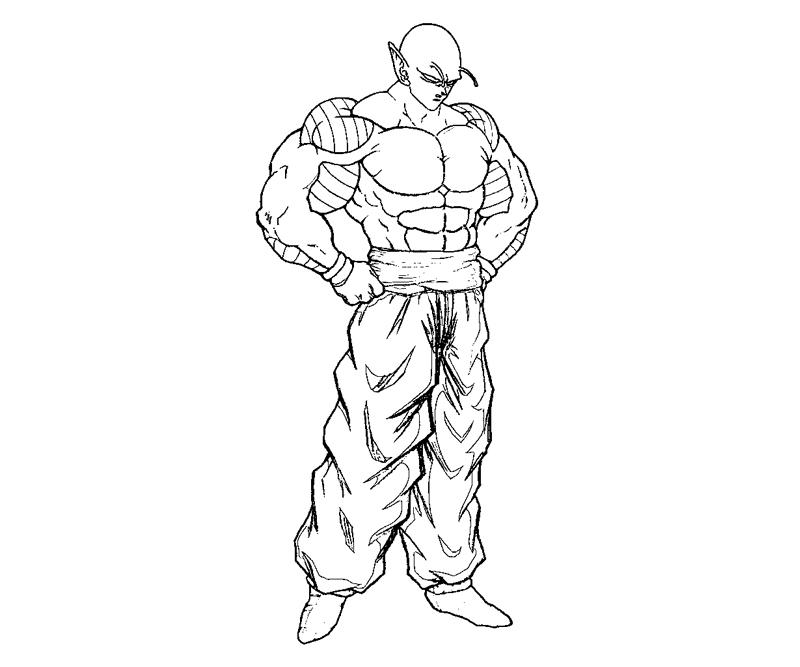 Printable Piccolo 1 Coloring Page