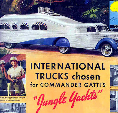 The 1937 Jungle Caravan International Harvester designed by Count De 