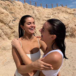 Selena Gomez in White Bikini