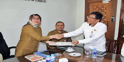 Sekdaprovsu Terima Kunjungan Tim BPK RI