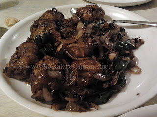 Dry Boneless Chilli Chicken at Chinese Restaurant Silver Grill Park Street Kolkata