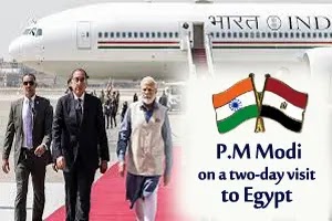 PM Modi meets members of Indian community in Cairo, Egypt