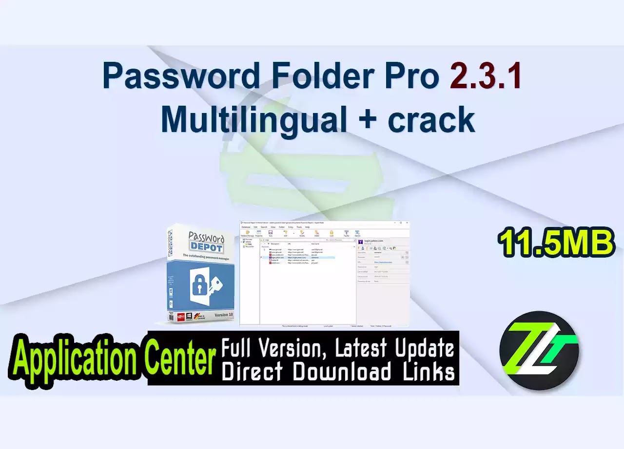 Password Folder Pro 2.3.1 Multilingual + crack