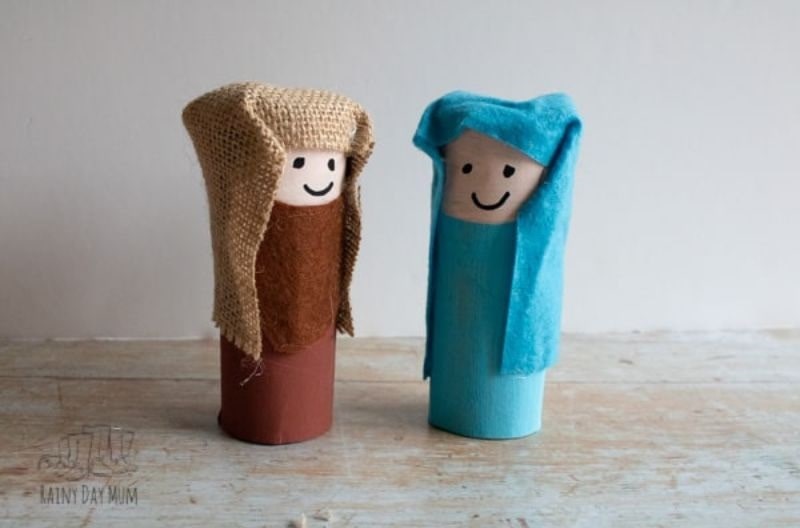 toilet paper roll mary and joseph.