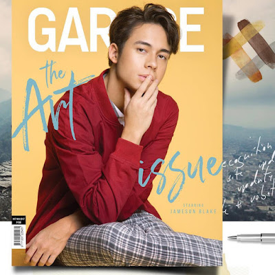 Jameson Blake graces cover of Garage magazine