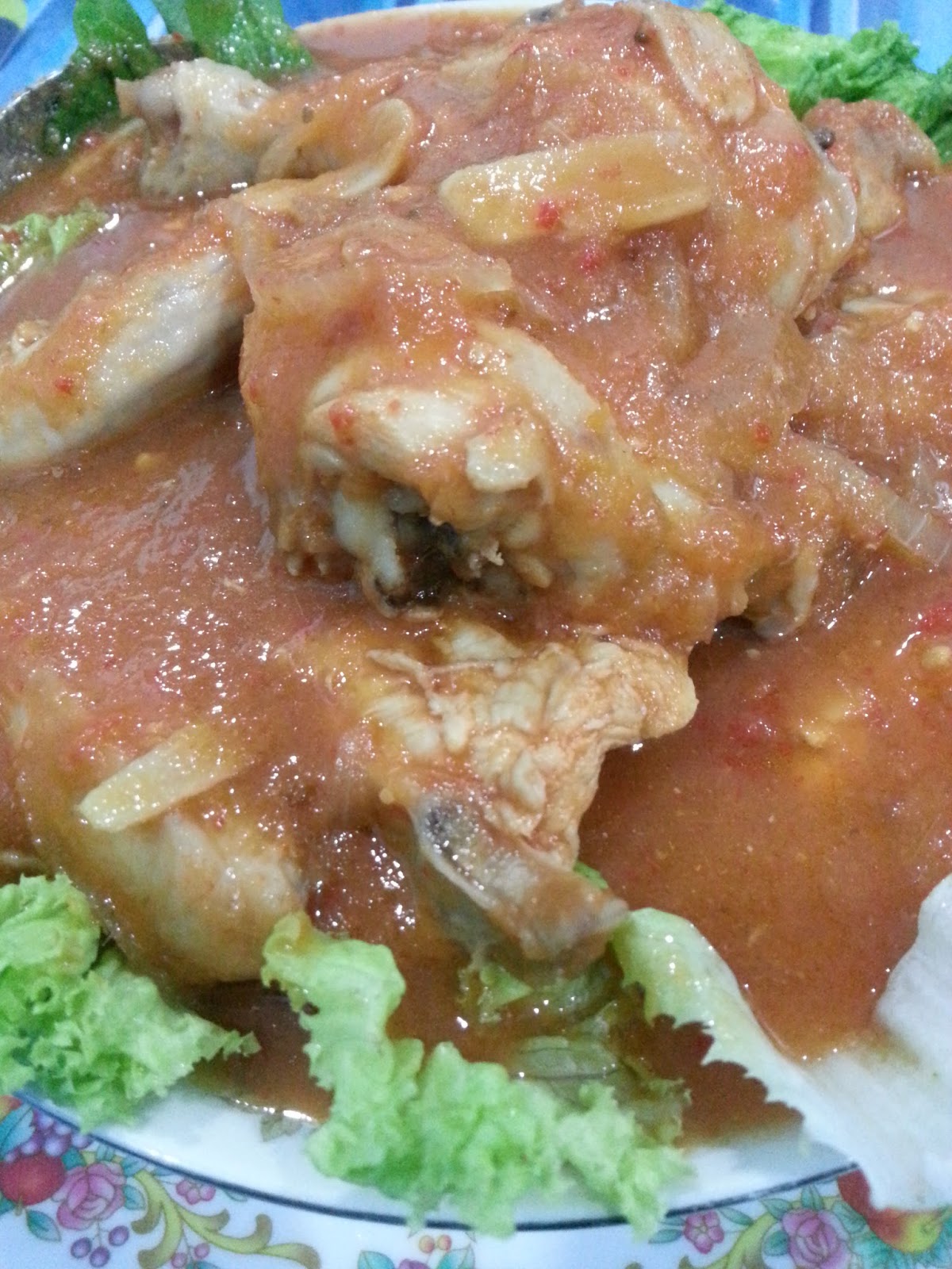 faizaleda: Resepi Ayam Masak Merah Sos Tiram