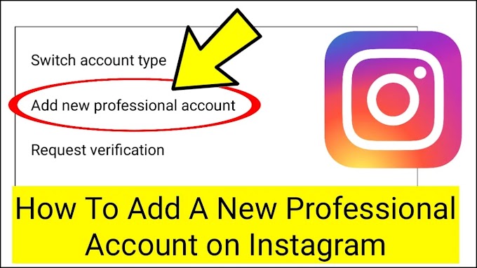 How To Add A New Professional Account On Instagram