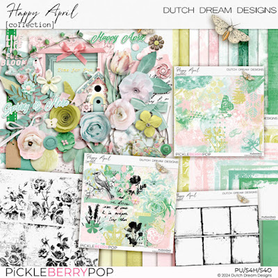 HAPPY APRIL by Dutch Dream Designs