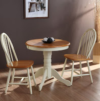 Pedestal small dining table