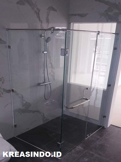 Jasa Pasang Kaca Shower Tempered Harga Murah Untuk Sekat 