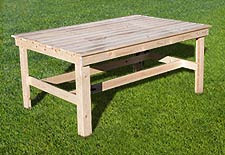 Large Wood Patio Table Plans