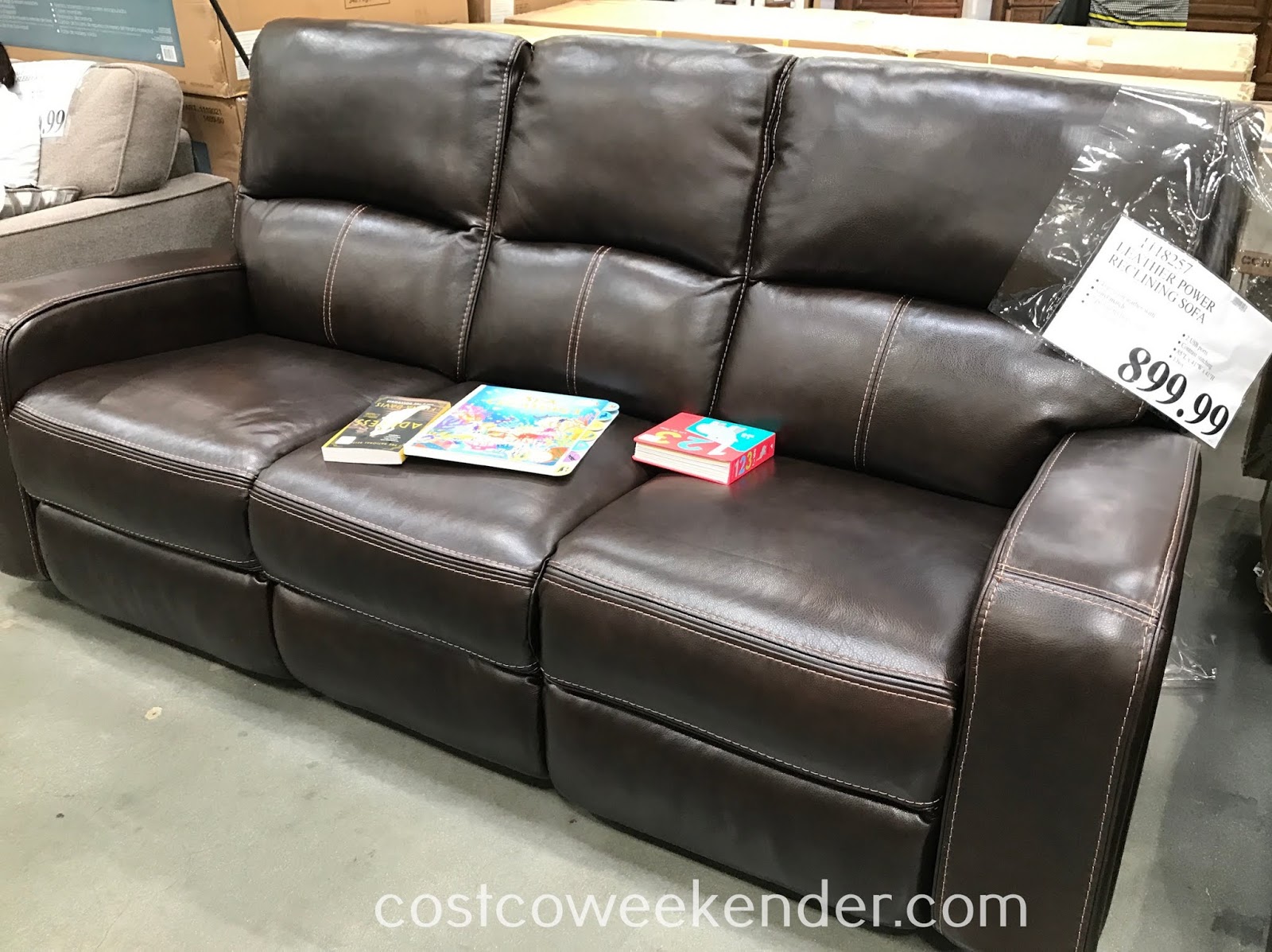 Leather Power Reclining Sofa Costco
