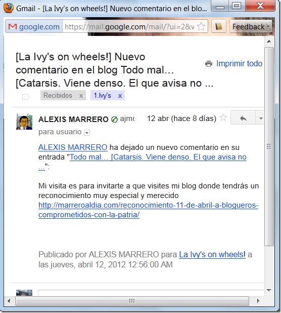 coment premio 11 de abril