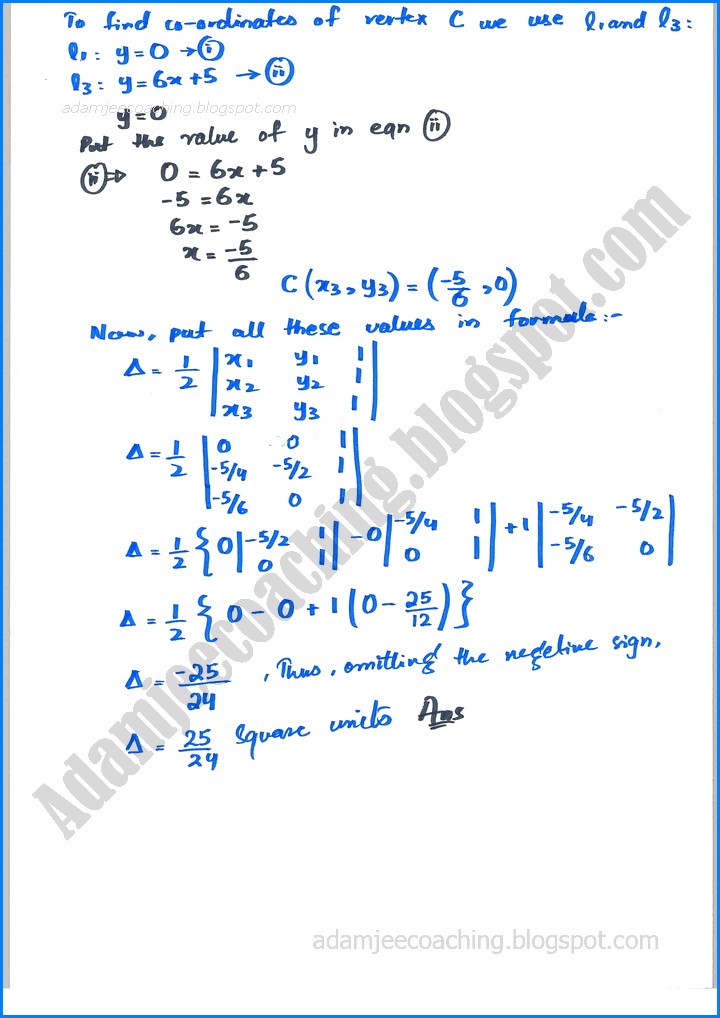 plane-analytic-geometry-straight-line-exercise-7-7-mathematics-12th