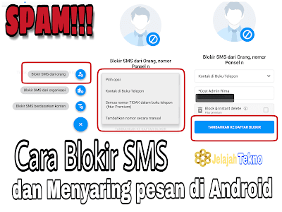 Blokir sms masuk