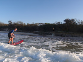 Wrong Way surfing some very 'wild' waves on Australia's Gold Coast