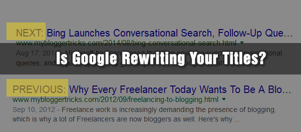 Is Google rewriting your page titles