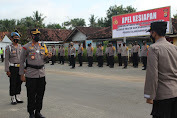 Polres Tubaba Gelar Apel Kesiapan Bhabinkamtibmas dan Tenaga Kesehatan 