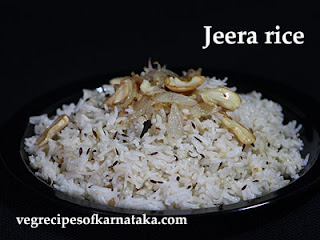 Jeera rice recipe in Kannada