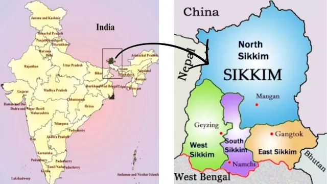 SIKKIM MAP