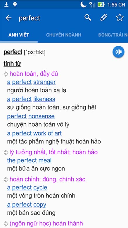 Tải từ điển TFlat Dictionary - Dịch Anh Việt cho máy tính, PC, laptop, Android c3