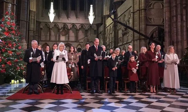 Prince George, Princess Charlotte, the Countess of Wessex, Princess Eugenie, Princess Beatrice, Princess Michael