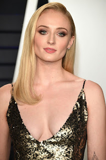 Sophie Turner at 2019 Vanity Fair Oscar Party at the Wallis Annenberg Center