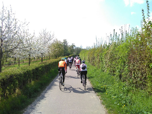 Ruta previa cicloturista Amstel Gold Race carreteras estrechas