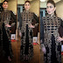 Kareena Kapoor Wear Beautiful Anamika Khanna’s Black and Gold Floor-Ankle Long Length Anarkali Frocks Suits 2014New Fashionable Outfits
