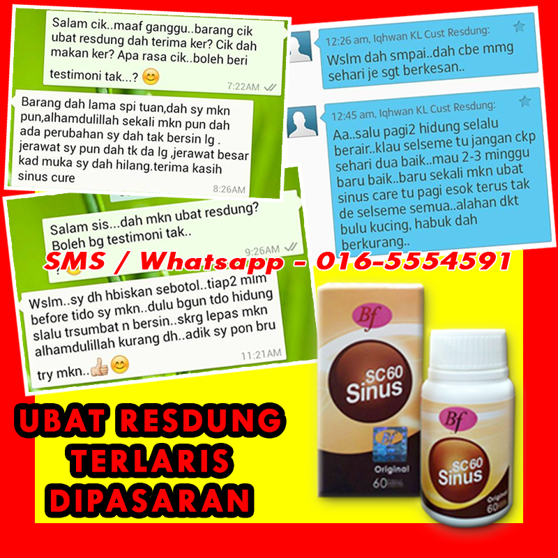 Ubat Resdung Cepat Berkesan Lulus KKM