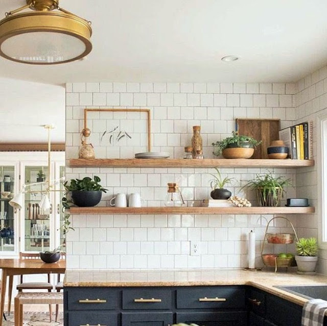 floating shelves ideas for kitchen