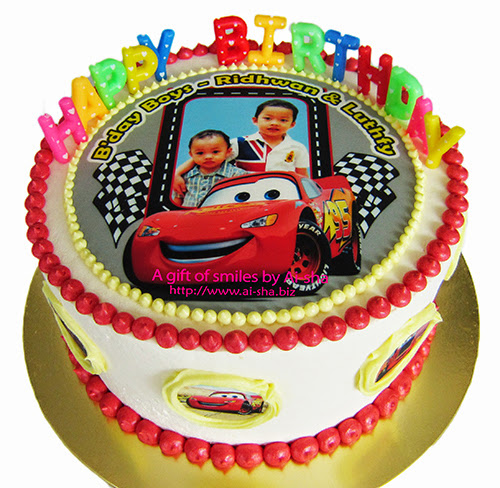 Rainbow Cake Edible Image Disney Cars