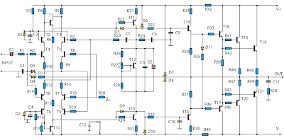 2800W power amplifier