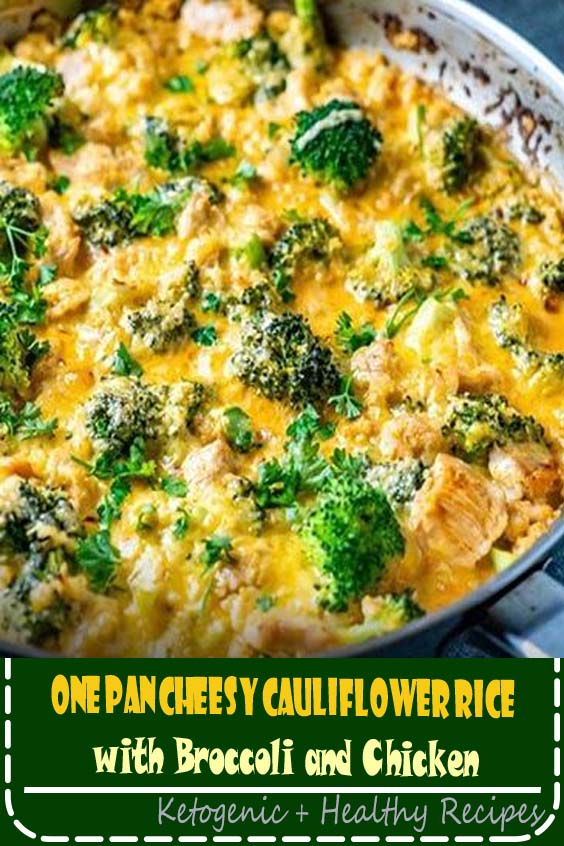 This is a ridiculously easy, one pot meal. Cauliflower Rice with Chicken, Broccoli and Cheese. Keto-friendly, Low-Carb and Gluten-Free. Needs only 8 fresh ingredients, 25 minutes and ONE PAN. Dinner on the table in a flash.  Use the “Jump To Recipe” button above to skip ahead to the recipe card, but don’t be too hasty – the post contains all the tips and tricks.
