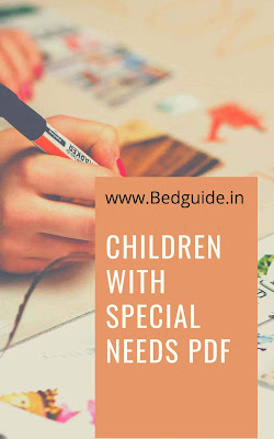 Children With Special Needs Notes PDF
