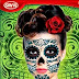 Sugar Skull Temporary Face Tattoo - All Black - Day of the Dead - Calavera - Halloween Costume