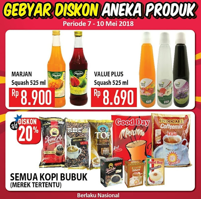 Katalog Harga HYPERMART Promo Weekday Periode 7-10 Mei 2018